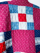 Load image into Gallery viewer, One-of-a-Kind: Nine Patch Flora Jacket (L)