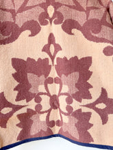 Load image into Gallery viewer, One-of-a-Kind: Brown and Tan Floral Vintage Ukrainian Blanket Flora Jacket (M)