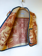 Load image into Gallery viewer, One-of-a-Kind: Vintage Golden Dawn Wool Blanket Vest #2 (XS-M)