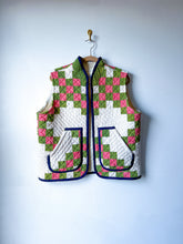 Load image into Gallery viewer, One-of-a-Kind: Irish Chain Quilt Vest (L/XL)