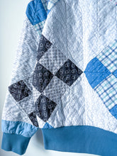 Load image into Gallery viewer, One-of-a-Kind: Overdyed Broken Star Quilt Pullover (L)