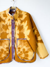 Load image into Gallery viewer, One-of-a-Kind: Goldenrod Ukrainian Blanket Flora Jacket (L)