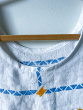 Load image into Gallery viewer, One-of-a-Kind: Vintage Linen Tablecloth Turnaround Tank (S)