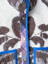 Load image into Gallery viewer, One-of-a-Kind: Folk Art Floral Ukrainian Blanket Flora Jacket (S)