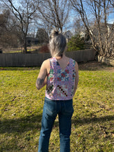 Load image into Gallery viewer, One-of-a-Kind: Arkansas Crossroads QUILT TOP Turnaround Tank (S)