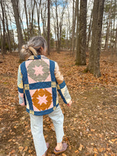 Load image into Gallery viewer, One-of-a-Kind: Goshen Star Lined Chore Coat (L)