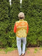 Load image into Gallery viewer, One-of-a-Kind: Geometric Vintage Blanket Vest (M)