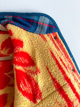 Load image into Gallery viewer, One-of-a-Kind: Hawaiian Floral Wool Blanket Flora Jacket (XS)