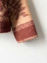 Load image into Gallery viewer, One-of-a-Kind: Chocolate Floral Blanket Field Jacket (L)