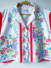 Load image into Gallery viewer, One-of-a-Kind: Vintage Tablecloth Shaftsbury Shirt (L)