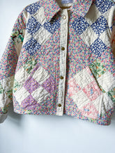 Load image into Gallery viewer, One-of-a-Kind: Nine Patch Cropped Chore Coat (XS/S)
