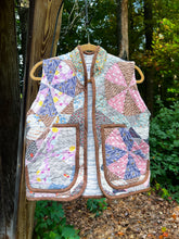 Load image into Gallery viewer, One-of-a-Kind: Evening Star Quilt Vest (XS-M)