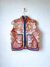 Load image into Gallery viewer, One-of-a-Kind: Vintage Golden Dawn Wool Blanket Vest #2 (XS-M)