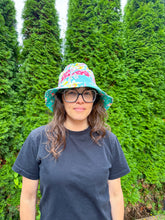 Load image into Gallery viewer, One-of-a-Kind: Vintage Floral Tablecloth Bucket Hat (Adult S/M)