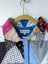 Load image into Gallery viewer, One-of-a-Kind: Triangle Block Cropped Chore Coat (L)