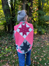 Load image into Gallery viewer, One-of-a-Kind: Eight Point Star Quilt Vest (L/XL)