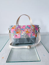 Load image into Gallery viewer, One-of-a-Kind: Ocean Waves Project Bag (with detachable strap)