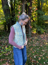 Load image into Gallery viewer, One-of-a-Kind: Golden Dawn Vintage Wool Blanket Vest (XS-M)