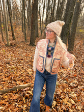 Load image into Gallery viewer, One-of-a-Kind: Vintage Golden Dawn Wool Blanket Vest #2 (XS-M)