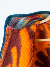 Load image into Gallery viewer, One-of-a-Kind: 70s Floral Wool Blanket Flora Jacket (L)