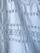 Load image into Gallery viewer, One-of-a-Kind: Antique lace and embroidered Shaftsbury Shirt (S)