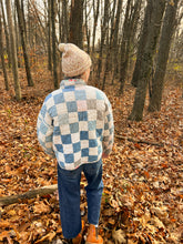 Load image into Gallery viewer, One-of-a-Kind: Patchwork Blues Flora Jacket (S)