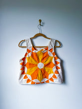 Load image into Gallery viewer, One-of-a-Kind: Sunburst Quilt Top Turnaround Tank (S)