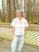 Load image into Gallery viewer, One-of-a-Kind: Antique Cutwork Embroidery Shaftsbury Shirt (L)