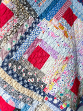 Load image into Gallery viewer, One-of-a-Kind: Log Cabin Flora Jacket (L)