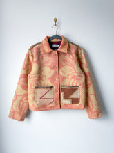 Load image into Gallery viewer, One-of-a-Kind: Golden Dawn Wool and Kilim Rug Field Jacket (S)