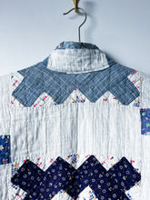 Load image into Gallery viewer, One-of-a-Kind: Indigo Chimney Sweep Flora Jacket (S)