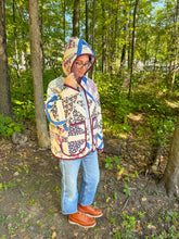 Load image into Gallery viewer, One-of-a-Kind: Duck & Ducklings Hooded Flora Jacket (L)