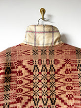 Load image into Gallery viewer, One-of-a-Kind: Overshot Coverlet Cropped Coat (XS/S)