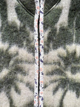Load image into Gallery viewer, One-of-a-Kind: Deep Green Floral Ukrainian Blanket Vest (L/XL)