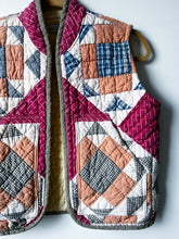 Load image into Gallery viewer, One-of-a-Kind: Scotch Squares Quilt Vest