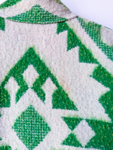 Load image into Gallery viewer, One-of-a-Kind: Geometric Ukrainian Blanket Flora Jacket (L)