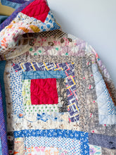 Load image into Gallery viewer, One-of-a-Kind: Log Cabin Flora Jacket (L)