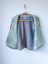 Load image into Gallery viewer, One-of-a-Kind: Colorblock Wool Blanket Vest (L/XL)