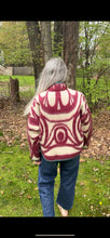 Load image into Gallery viewer, One-of-a-Kind: Ukrainian Raspberry Blanket Flora Jacket (M)