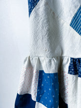 Load image into Gallery viewer, One-of-a-Kind: Indigo Nine Patch Turnaround Dress (S)
