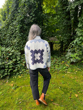Load image into Gallery viewer, One-of-a-Kind: Indigo Chimney Sweep Flora Jacket (S)
