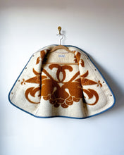 Load image into Gallery viewer, One-of-a-Kind: Ukrainian Wool Blanket Snap Front Vest (XS)