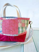 Load image into Gallery viewer, One-of-a-Kind: Four in a Four Patch Project Bag (with detachable strap)