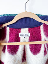 Load image into Gallery viewer, One-of-a-Kind: Ukrainian Raspberry Blanket Flora Jacket (M)