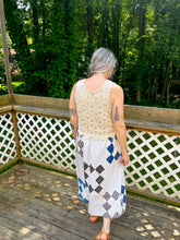Load image into Gallery viewer, One-of-a-Kind: Chimney Sweep Quilt Top Skirt (flexible sizing)