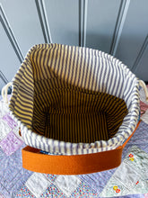 Load image into Gallery viewer, One-of-a-Kind: Indigo Mother’s Choice Project Bag (with detachable strap)