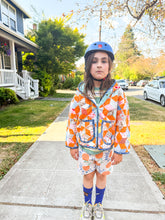 Load image into Gallery viewer, One-of-a-Kind: Tumbling Star KID’S Hooded Flora Jacket (9 year)