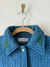Load image into Gallery viewer, One-of-a-Kind: Indigo Overdyed Feathered Star Chore Coat