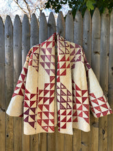Load image into Gallery viewer, One-of-a-Kind: Ocean Waves Shawl Coat