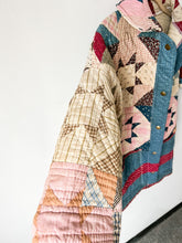 Load image into Gallery viewer, One-of-a-Kind: Dandy Quilt Block Chore Coat